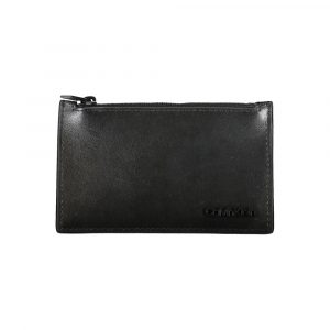 Calvin Klein Schwarzes Leder Portemonnaie