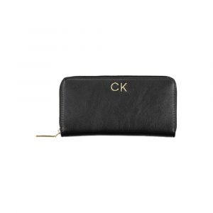 Calvin Klein Schwarzes Polyester Portemonnaie
