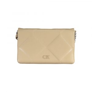 Calvin Klein Beige Polyester Handtasche