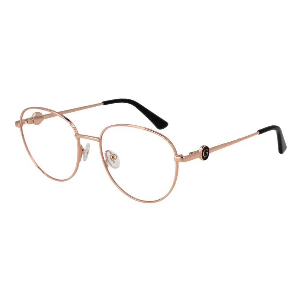 Guess Brille mit Roségold-Metallrahmen