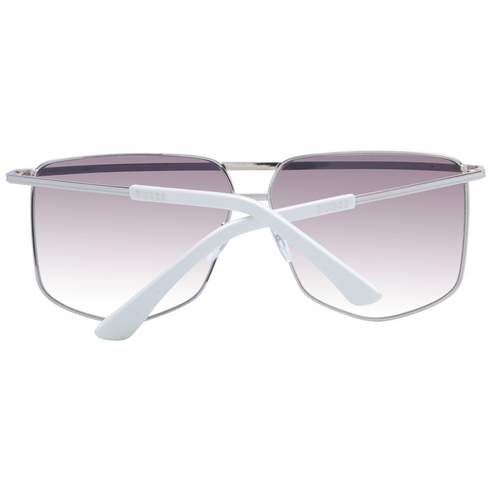 Guess Silberne Sonnenbrille mit Metallrahmen – Bild 3