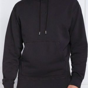Hugo Boss Elegantes Sweatshirt mit Kapuze aus dunkelblauer Baumwolle