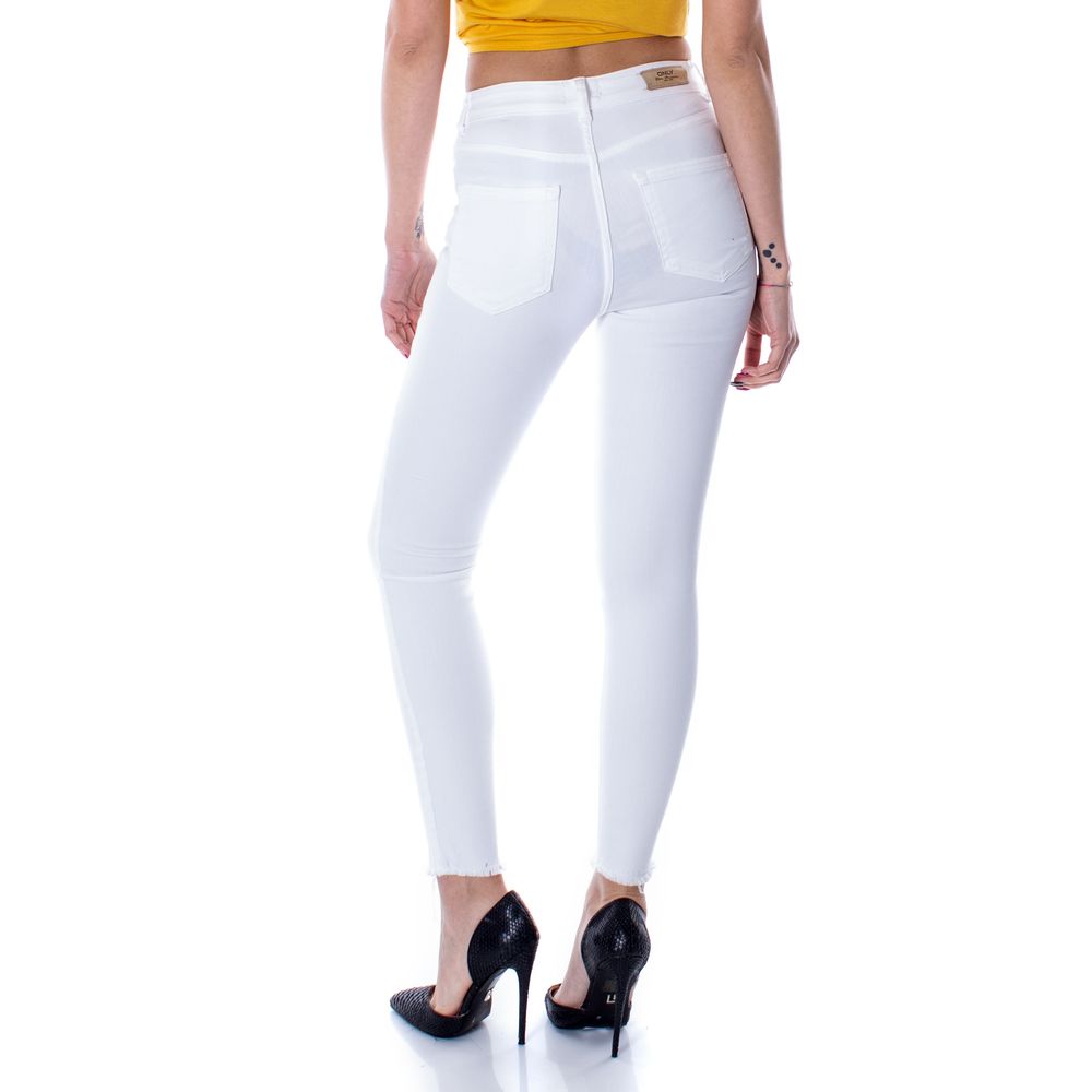 Only Weiße Skinny-Jeans aus Baumwolle – Bild 2
