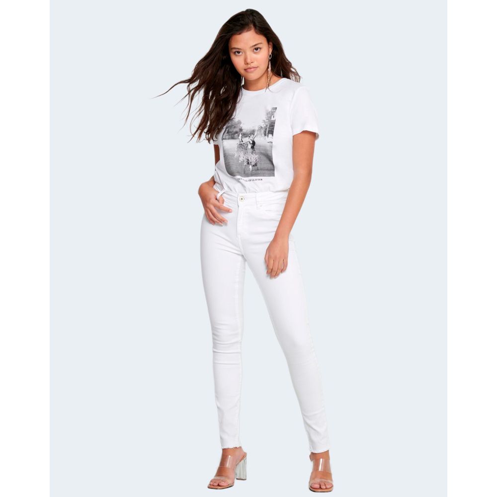 Only Weiße Skinny-Jeans aus Baumwolle – Bild 5