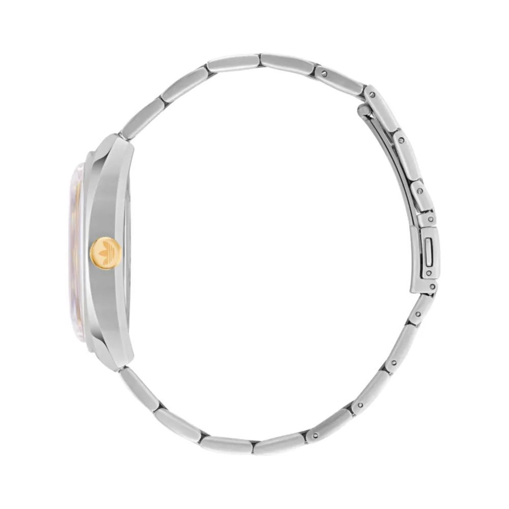 Adidas Graue Uhr aus Edelstahl – Bild 2