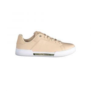 Tommy Hilfiger Rosa Leder Damen Sneaker