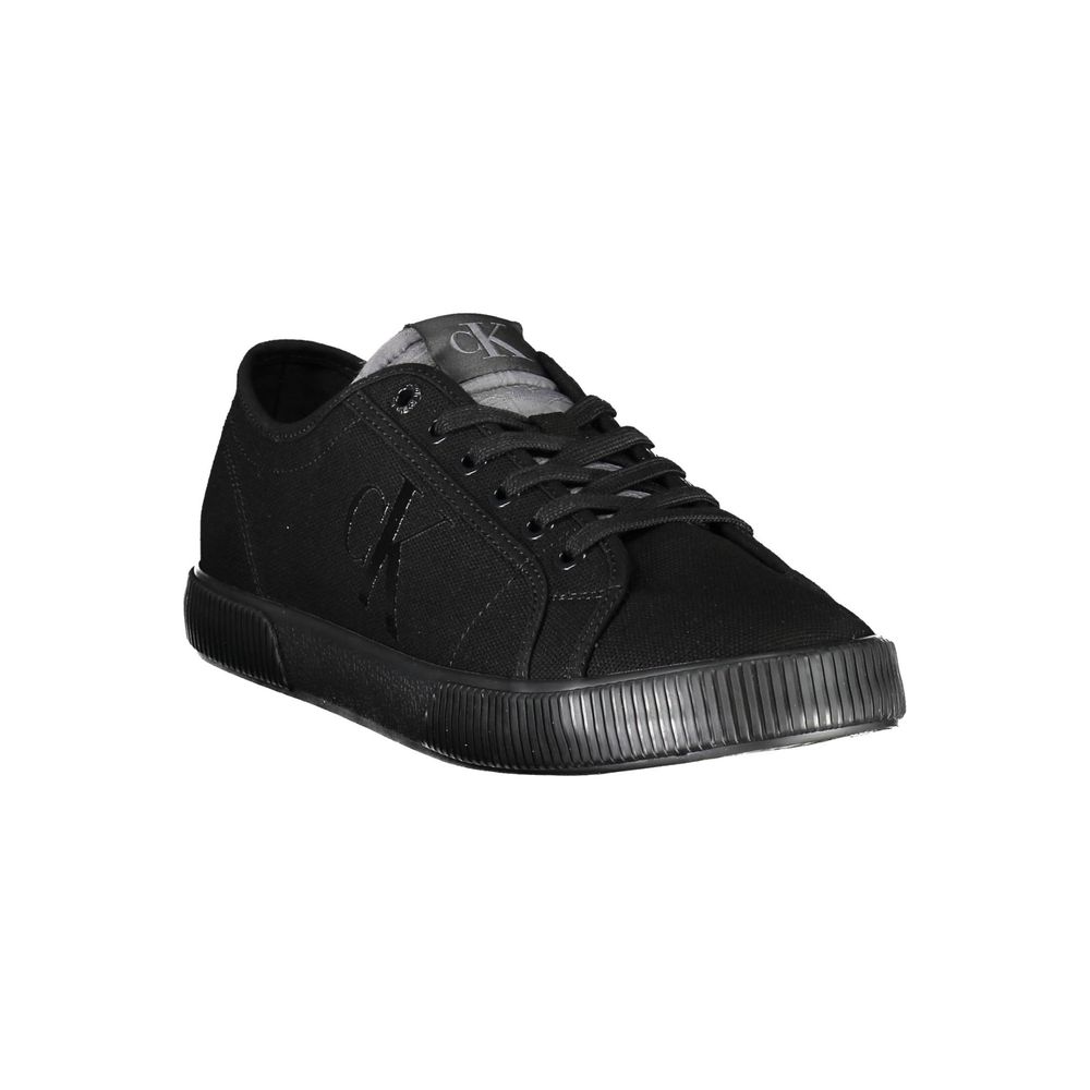 Calvin Klein Schwarz Baumwolle Männer Sneaker – Bild 2