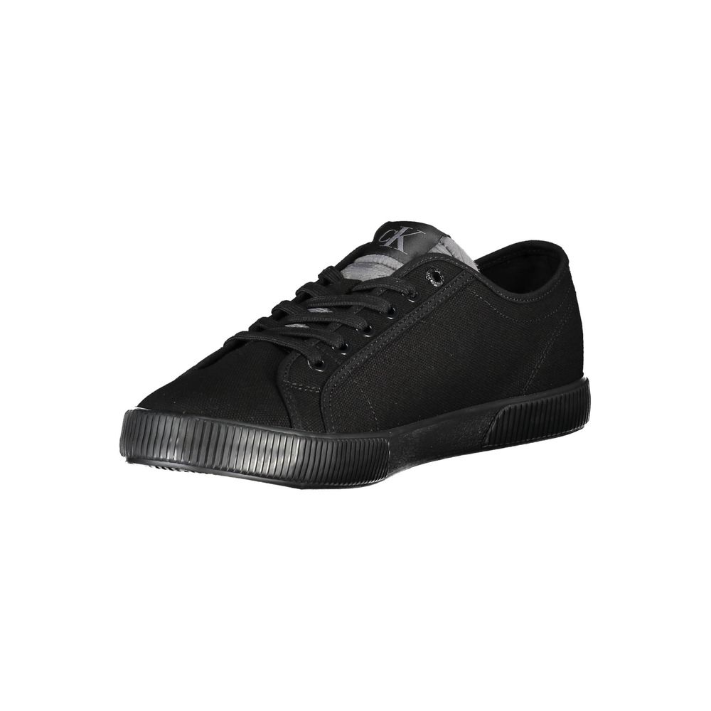 Calvin Klein Schwarz Baumwolle Männer Sneaker – Bild 3