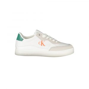 Calvin Klein Weißes Leder Herren Sneaker