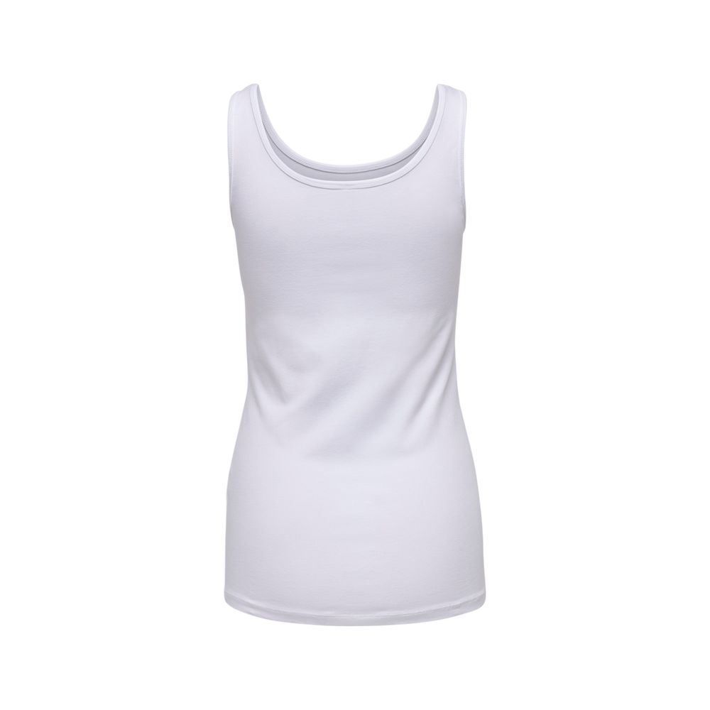 Only Weißes Baumwoll-Tank-Top – Bild 2