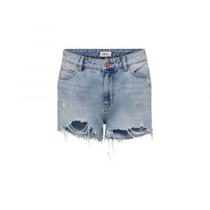 Only Hellblaue Baumwollshorts