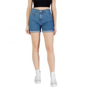Only Blaue Baumwollshorts