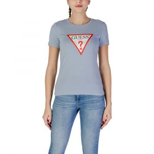 Guess T-Shirt aus blauer Baumwolle