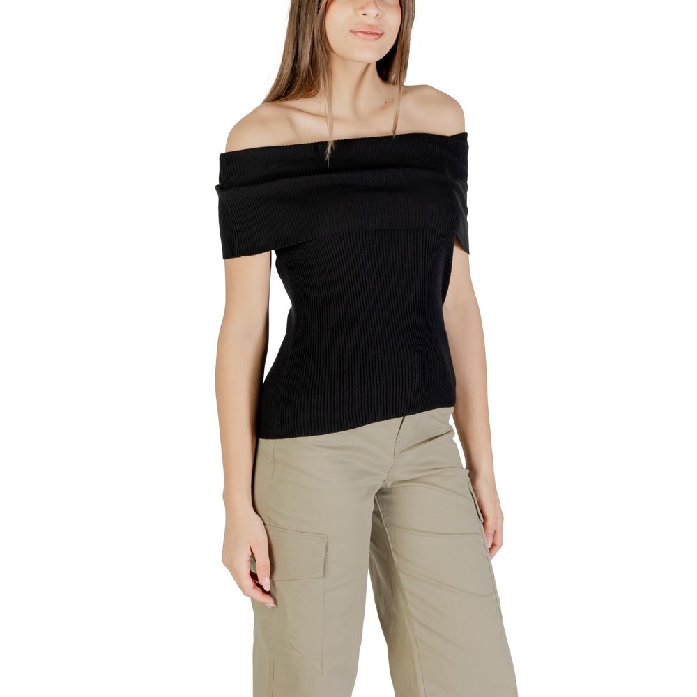 Only Schwarzer Polyester-Pullover – Bild 3