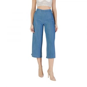 Only Blaue Lyocell-Kurzhose
