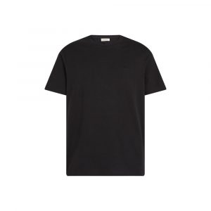 Calvin Klein Jeans Schwarzes Baumwoll-T-Shirt