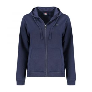 Norway 1963 Blauer Baumwoll-Sweatshirt