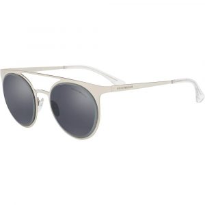 Emporio Armani Grau-Metall Sonnenbrille