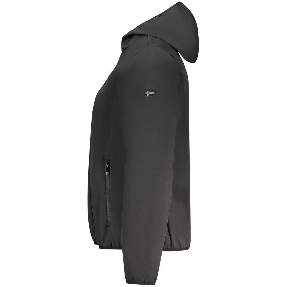 Norway 1963 Schwarze Polyesterjacke für Damen – Bild 3