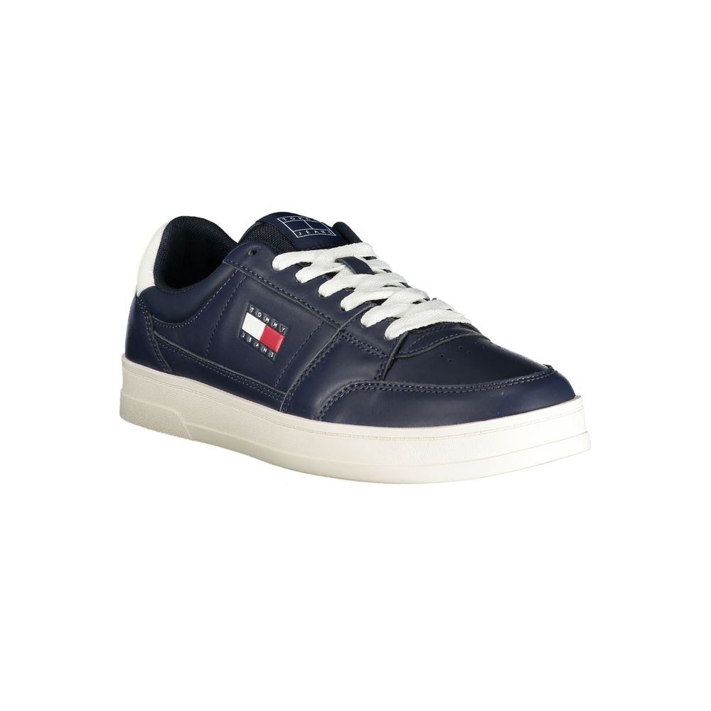 Tommy Hilfiger Blauer Herren-Sneaker aus Leder – Bild 2