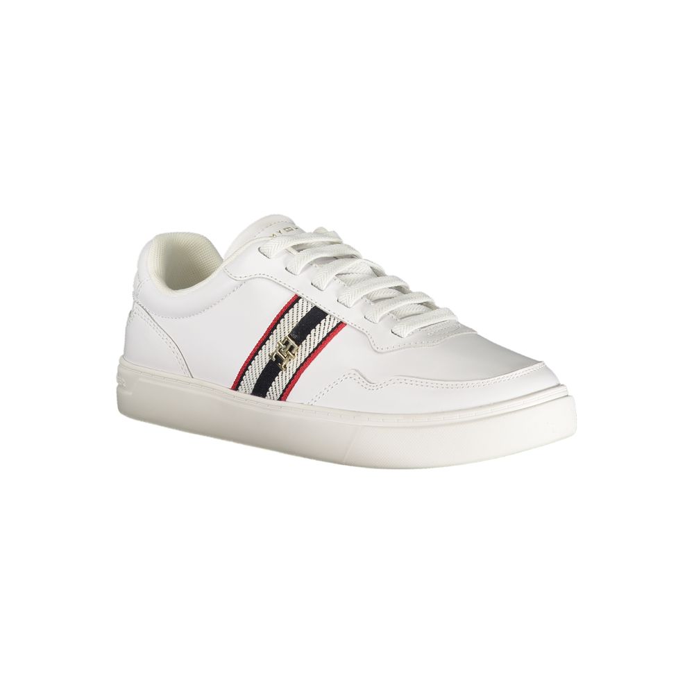 Tommy Hilfiger Weiße Leder-Sneaker für Damen – Bild 2