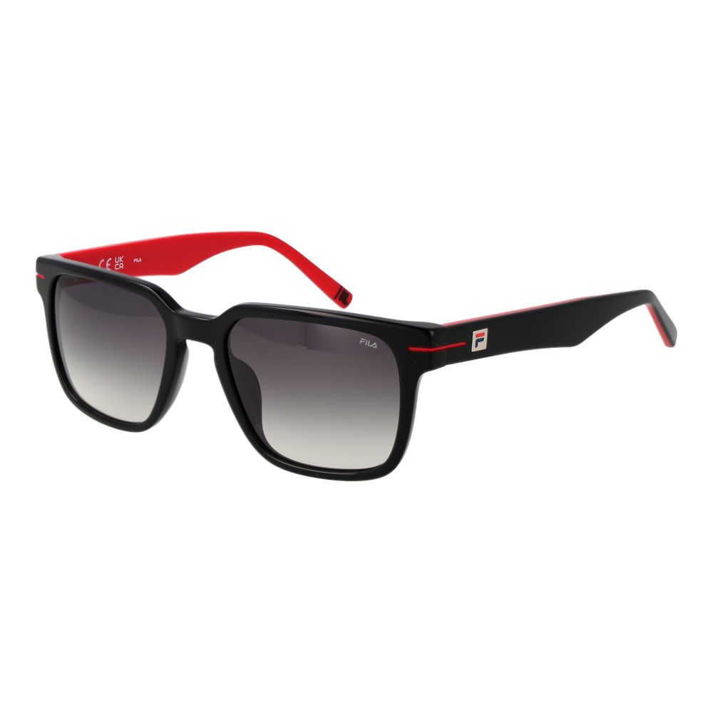 Fila Sonnenbrille aus schwarzem Celluloseacetat
