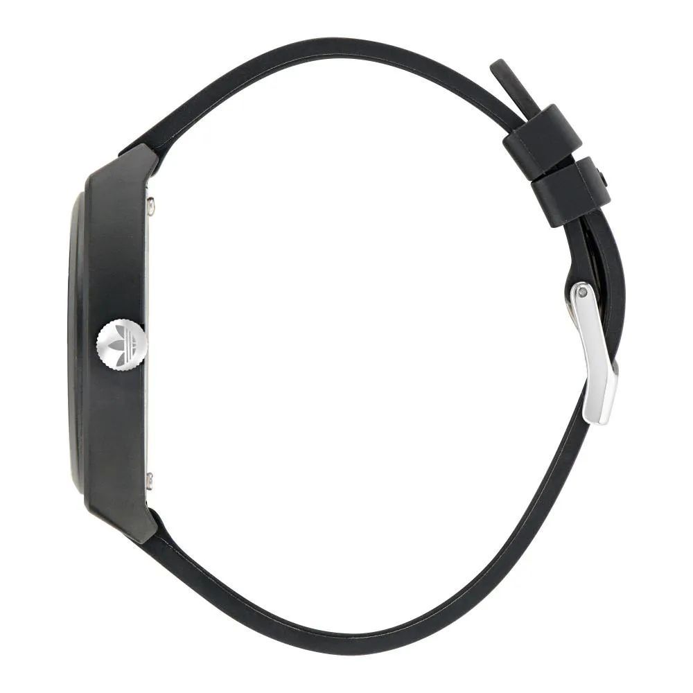 Adidas Schwarze Synthetik Sportuhr – Bild 2