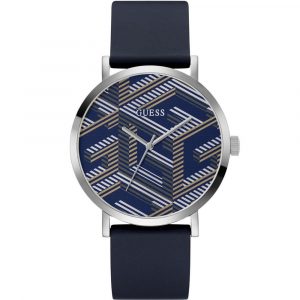 Guess Synthetische Blaue Armbanduhr