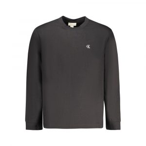 Calvin Klein Baumwoll-T-Shirt in Schwarz