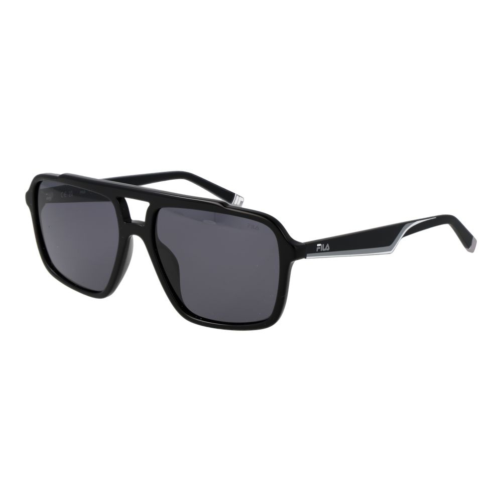 Fila Schwarze Sonnenbrille aus Kunststoff