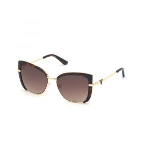 Guess Braune Metall-Sonnenbrille