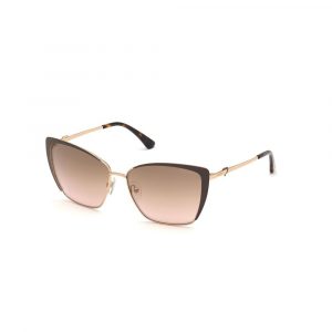 Guess Braune Metall-Sonnenbrille