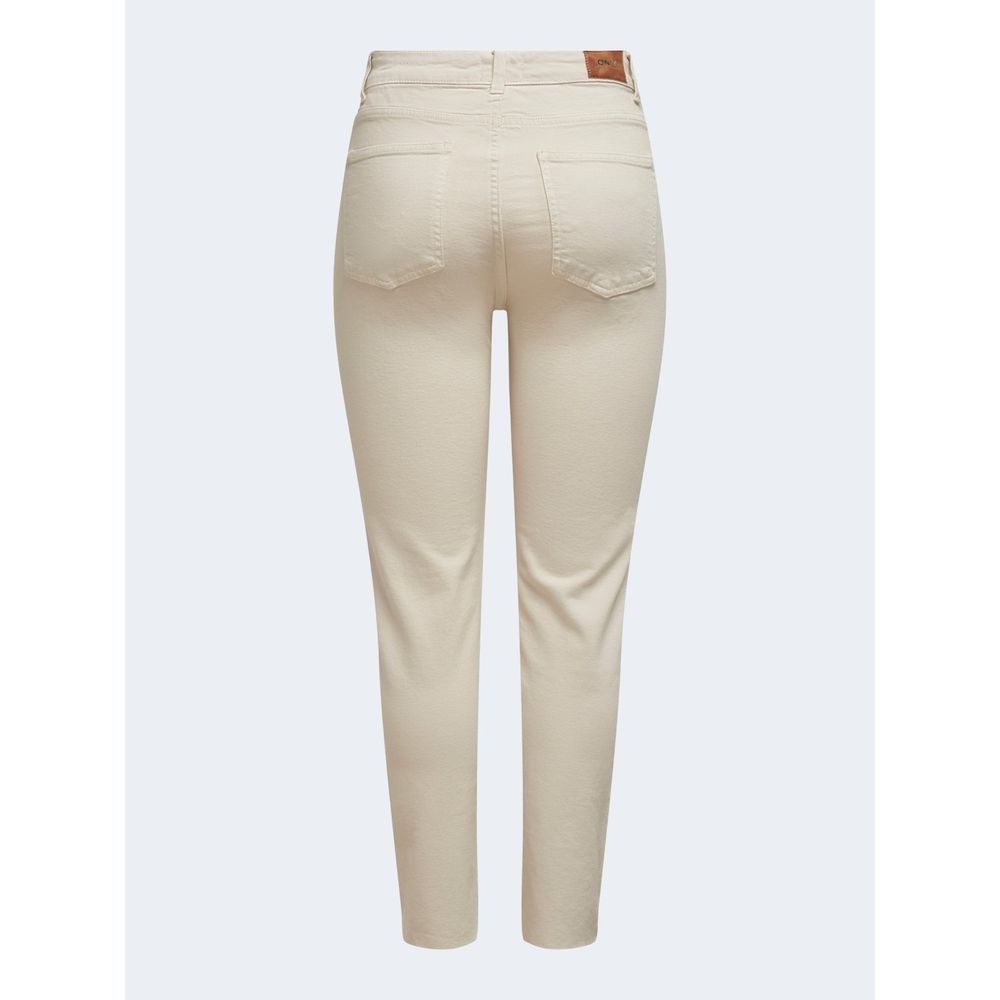 Only Beige Cotton Mom Jean – Bild 5