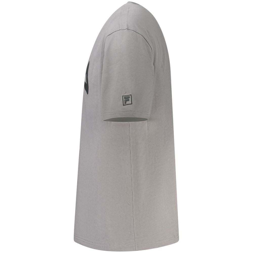 Fila Graues Baumwolle Männer T-Shirt – Bild 3