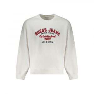Guess Jeans Weißer Baumwollpullover für Männer