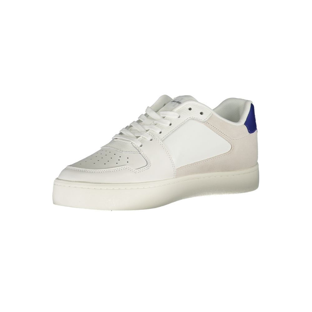 Calvin Klein Weißes Leder Herren Sneaker – Bild 3