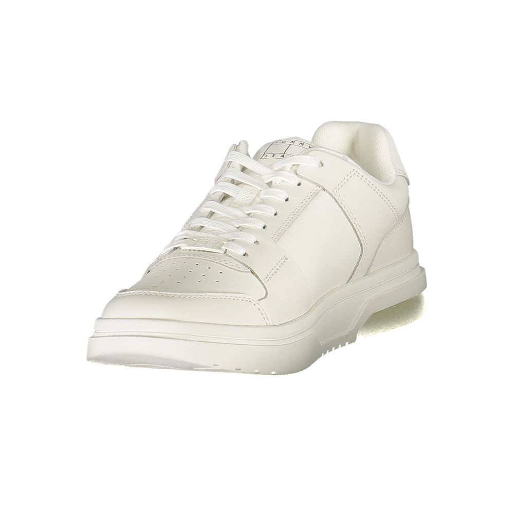 Tommy Hilfiger Weißes Leder Herren Sneaker – Bild 3