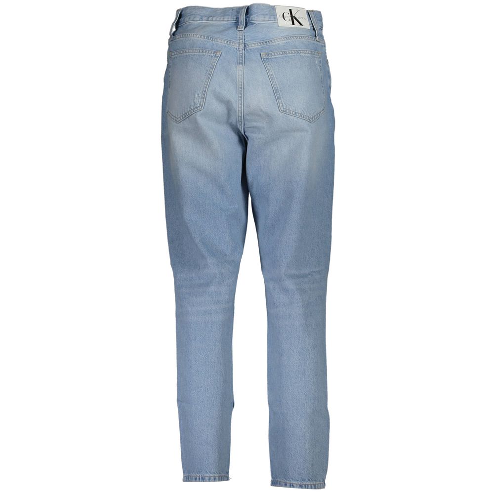 Calvin Klein Blaue Baumwolle Frauen Jeans – Bild 2