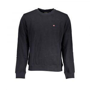 Napapijri Elegantes schwarzes langärmeliges Sweatshirt mit Rundhalsausschnitt