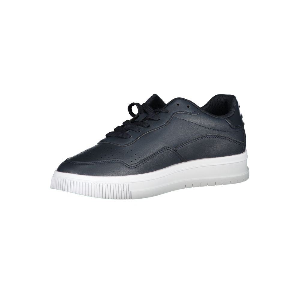 Tommy Hilfiger Blaue Leder Herren Sneaker – Bild 3