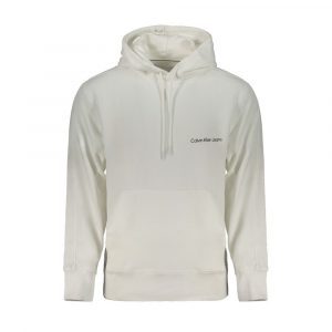 Calvin Klein Weißer Baumwollpullover