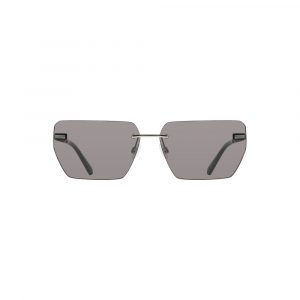 Calvin Klein Graue Metall-Sonnenbrille für Männer