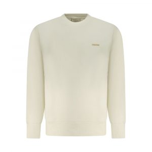 Calvin Klein Beigefarbener Baumwollpullover