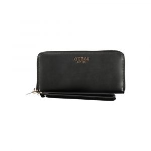 Guess Jeans Schwarzes Portemonnaie aus Polyethylen