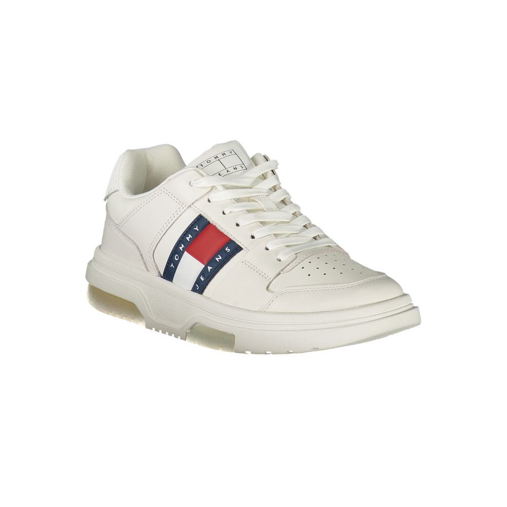 Tommy Hilfiger Weißes Leder Damen Sneaker – Bild 2