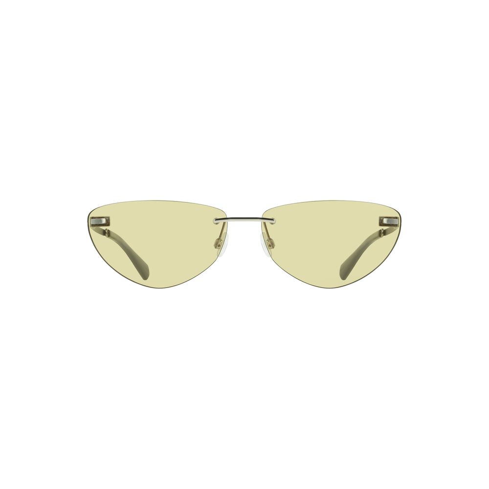 Calvin Klein Grüne Metall-Sonnenbrille für Frauen