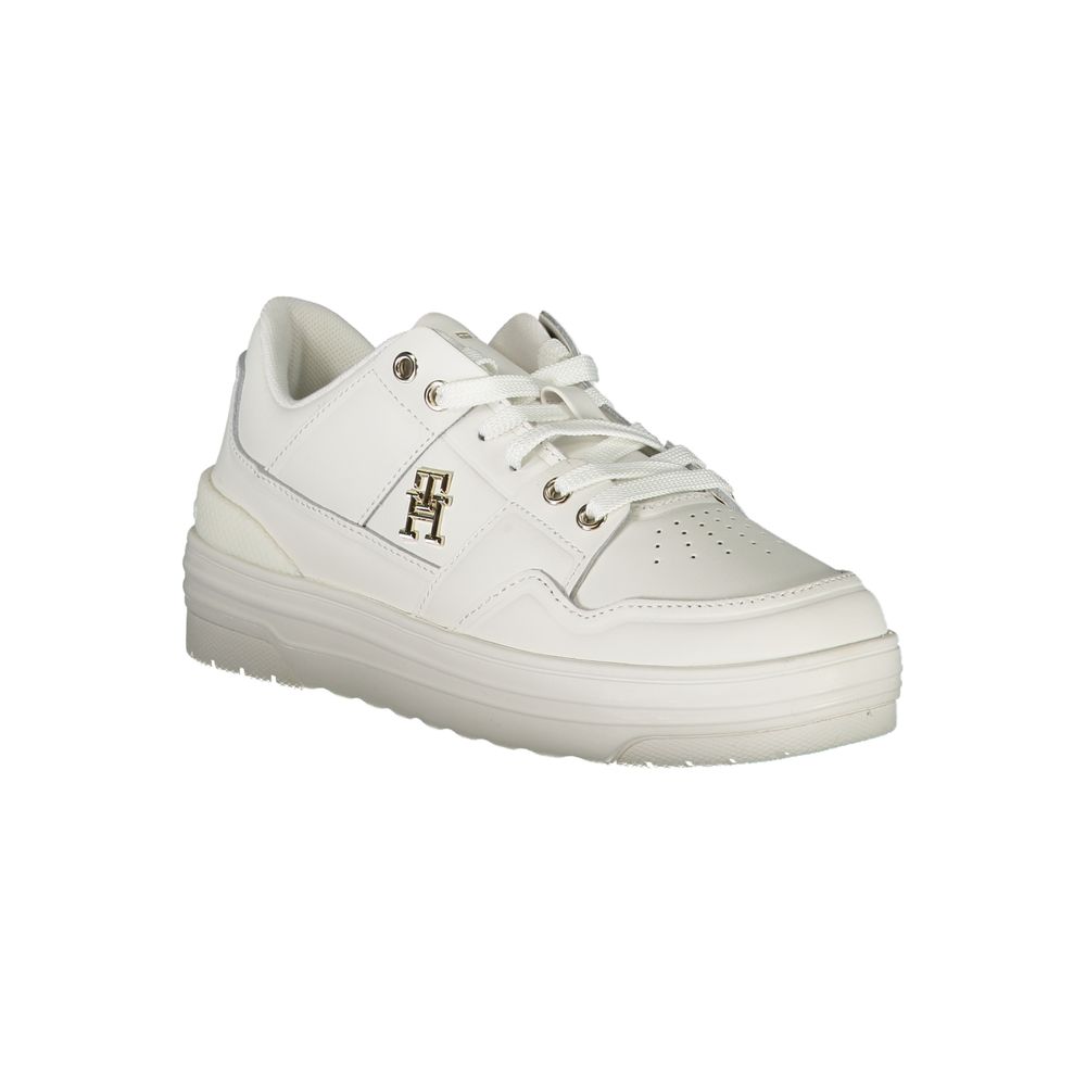Tommy Hilfiger Weißes Leder Damen Sneaker – Bild 2