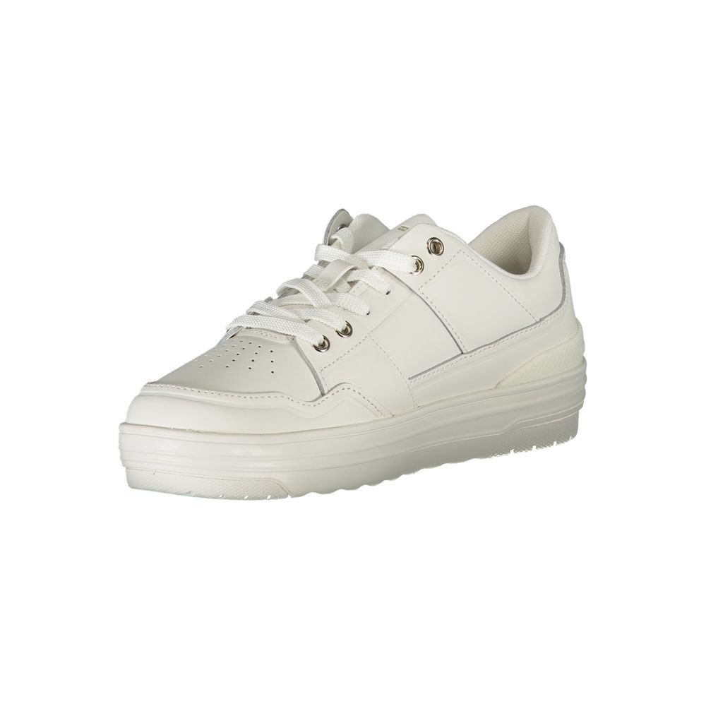 Tommy Hilfiger Weißes Leder Damen Sneaker – Bild 3