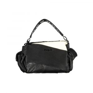 Desigual Schwarze Polyethylen-Handtasche