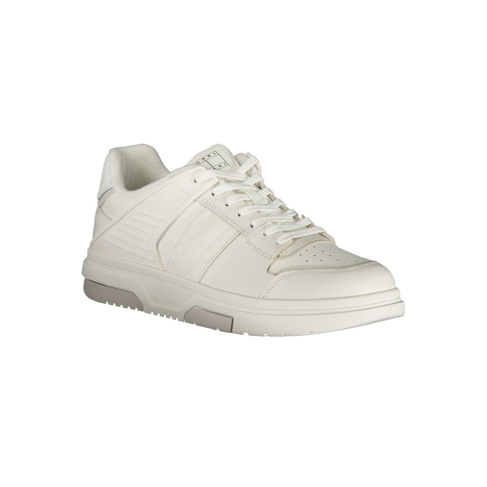 Tommy Hilfiger Weißes Leder Herren Sneaker – Bild 2